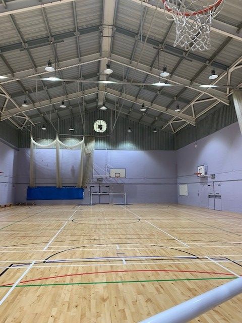 Rutlish School sports hall view in Sports Hall