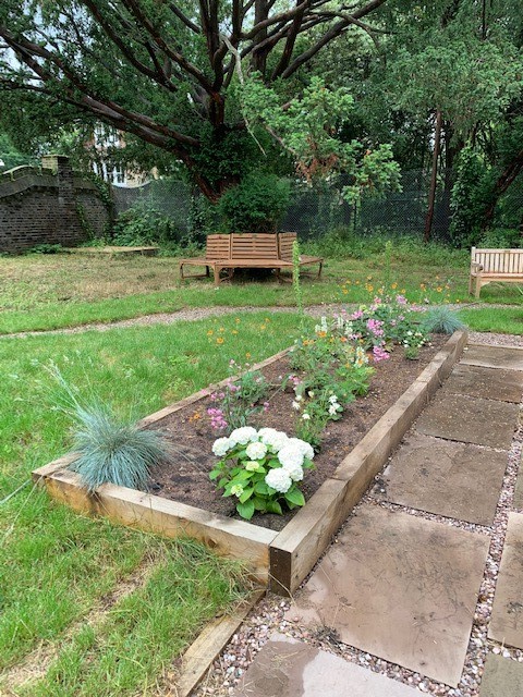 photo of the memorial garden