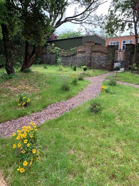 photo of the wellbeing garden