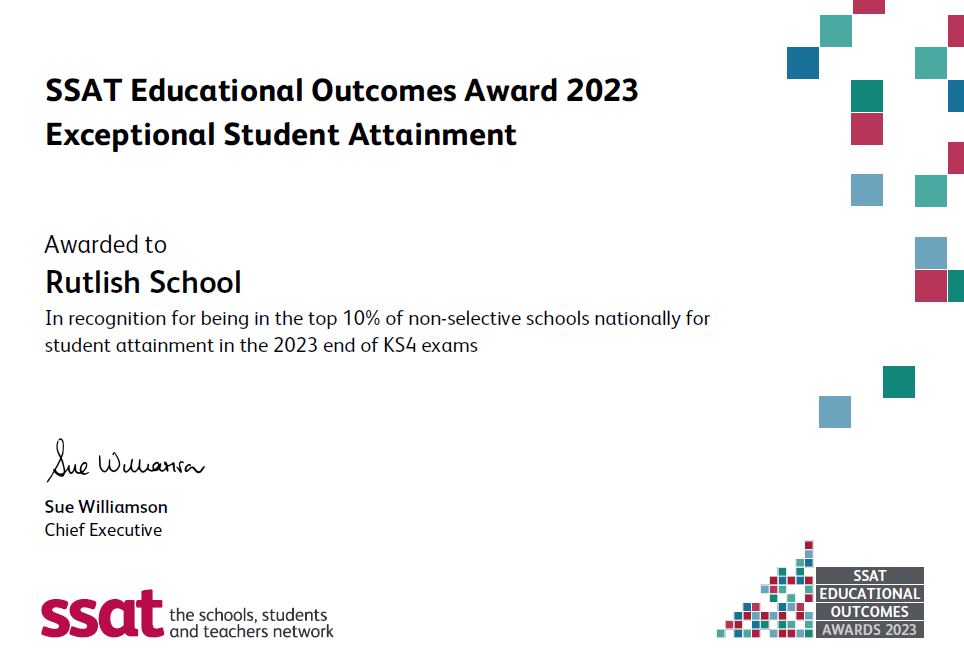 SSAT attainment award