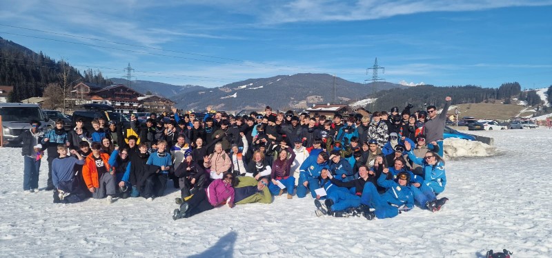 Students on the 2025 Ski Trip to Austria