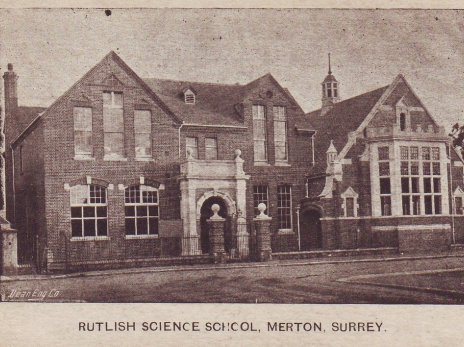 photo of the old Rutlish Science School