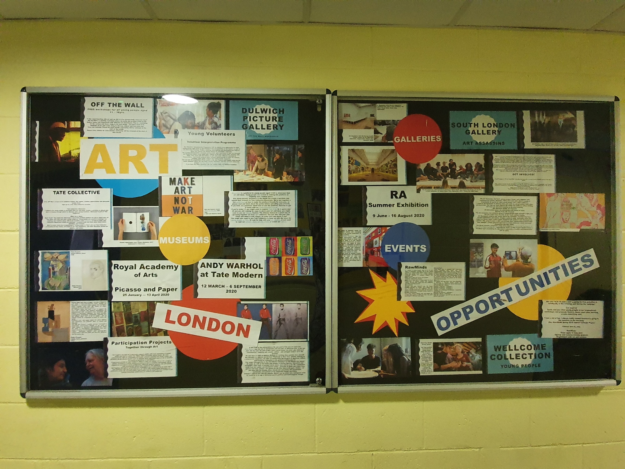school noticeboard